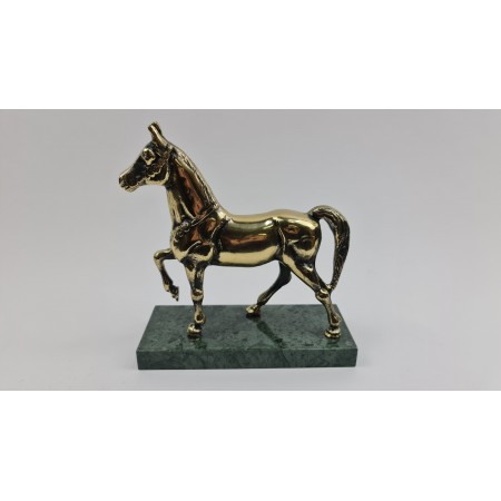 Skulptūrėlė iš žalvario „Žirgas“ (20x19 cm), 62-011