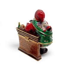 Dėžutė-skulptūrėlė „Kalėdų senelis“ (7x8,5 cm), 09119