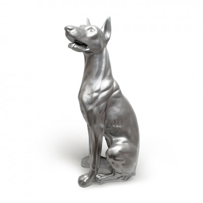 Skulptūra „Šuo dobermanas“ (90x38 cm), 18-178