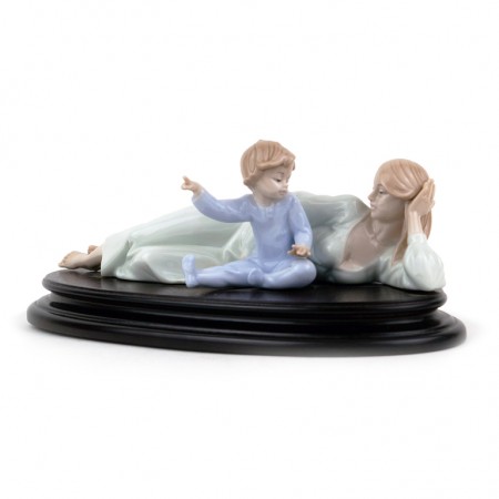 Skulptūrėlė „Mama su kūdikiu“ (9x19 cm), 325-3114