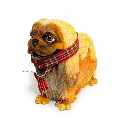 Skulptūrėlė „Šuo pekinas Paris“ (11x10 cm)