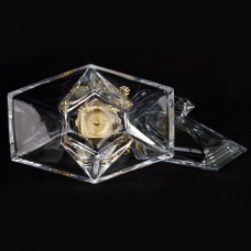 Krištolo saldaininė su žalvariu (22x12 cm), 673-0281
