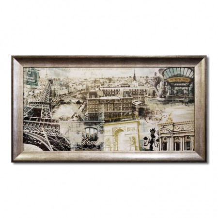Paveikslas-posteris „Paryžius“ (112x62 cm), 55-505