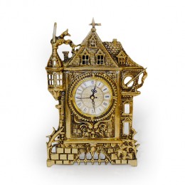 Laikrodis iš žalvario „Pilis“ (20x29 cm), 6-0025