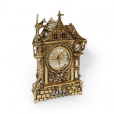 Laikrodis iš žalvario „Pilis“ (20x29 cm), 6-0025