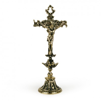 Kryžius iš žalvario (9x22 cm), 61-006