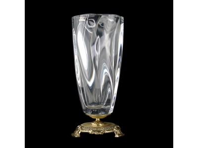 Krištolo vaza su žalvariu (30 cm), 6-064