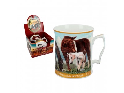 Puodelis „Arkliai“, porcelianas  241-5016