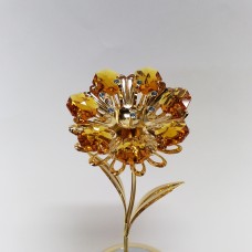 Skulptūrėlė su Swarovski kristalais „Gėlė“