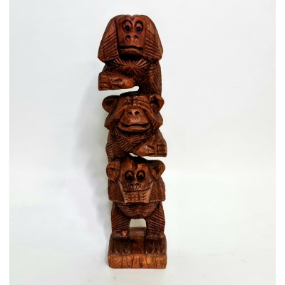 Skulptūrėlė „Trys išminties beždžionės“, 17-033