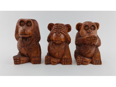 Statulėlė - trys išminties beždžionės