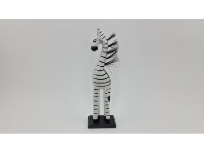 Skulptūrėlė „Zebras“ (aukštis 30 cm), 17-616-2