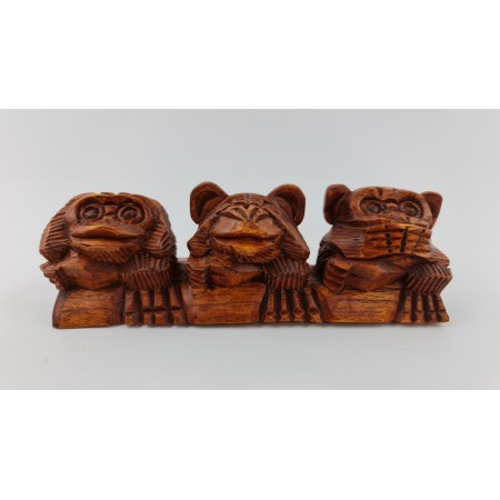Skulptūrėlė „Trys išminties beždžionės“, 17-713