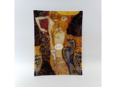 Dekoratyvinė lėkštė iš stiklo Gustav Klimt, 198-1107