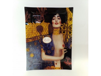 Dekoratyvinė lėkštė iš stiklo - G. Klimt