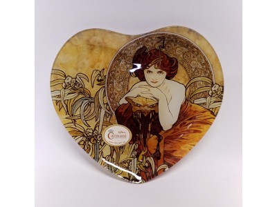 Dekoratyvinė lėkštė iš stiklo Alfons Mucha, 198-2701